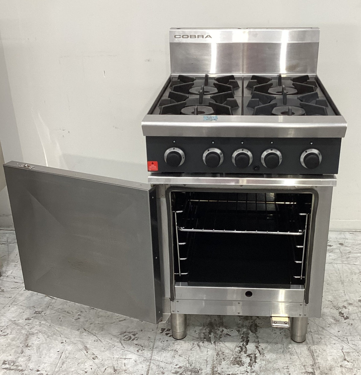 Cobra CR6D 4 Burner Gas Range Static Oven - 693736