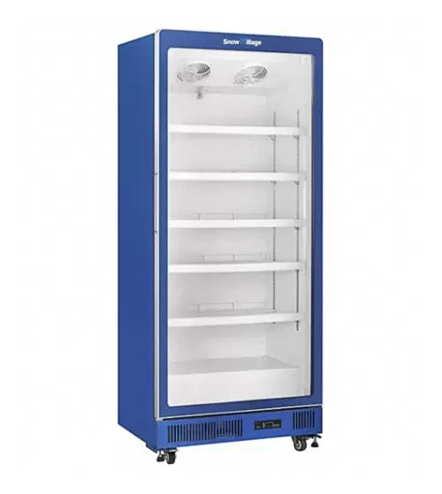 Snow Village Single Glass Door Display Fridge LC-830F - LC-830F