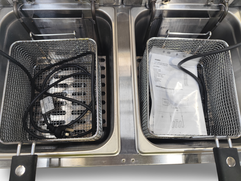 Bakbar EC62 Twin Tank Counter Top Fryer - 764599