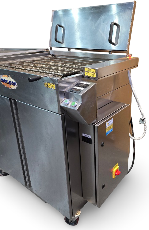 MacPan FRY48SC Semi Auto Electric Doughnut Fryer and Accessories - 772272