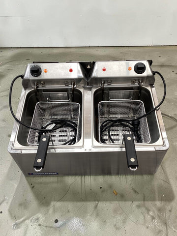 Bakbar EC62 Countertop Twin Tank Fryer - 804366