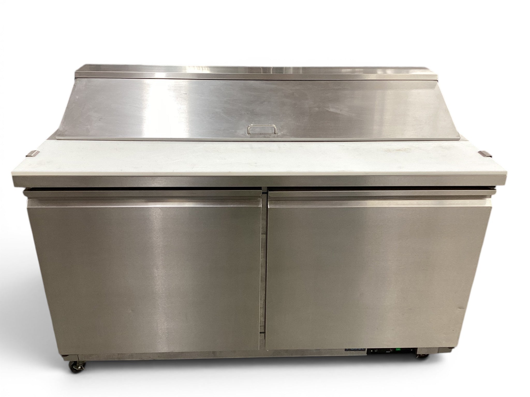 Polar GD883-A 2 Door Prep Counter Fridge - 812742