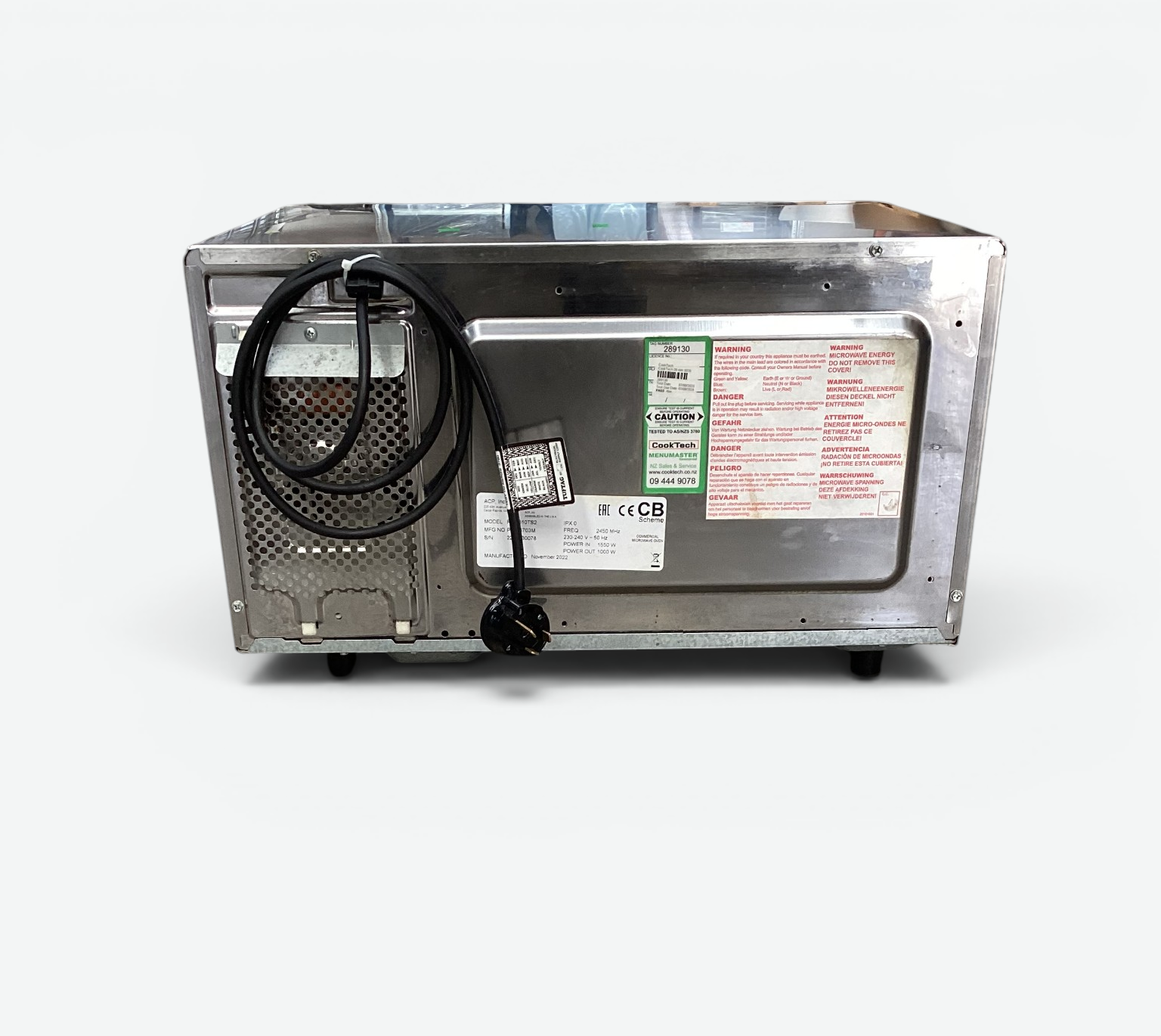 Menumaster RMS510TSA Microwave - 820261