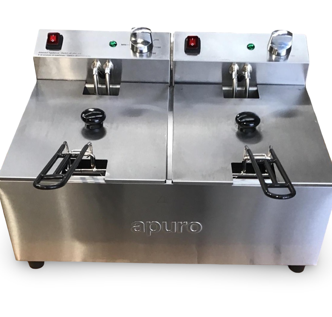 Apuro FC255-A Twin Tank Fryer - 824172