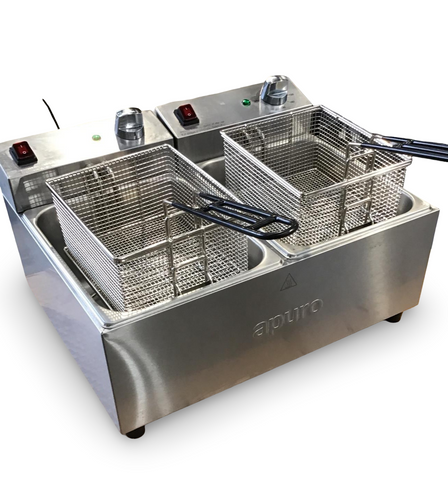 Apuro FC255-A Twin Tank Fryer - 824172