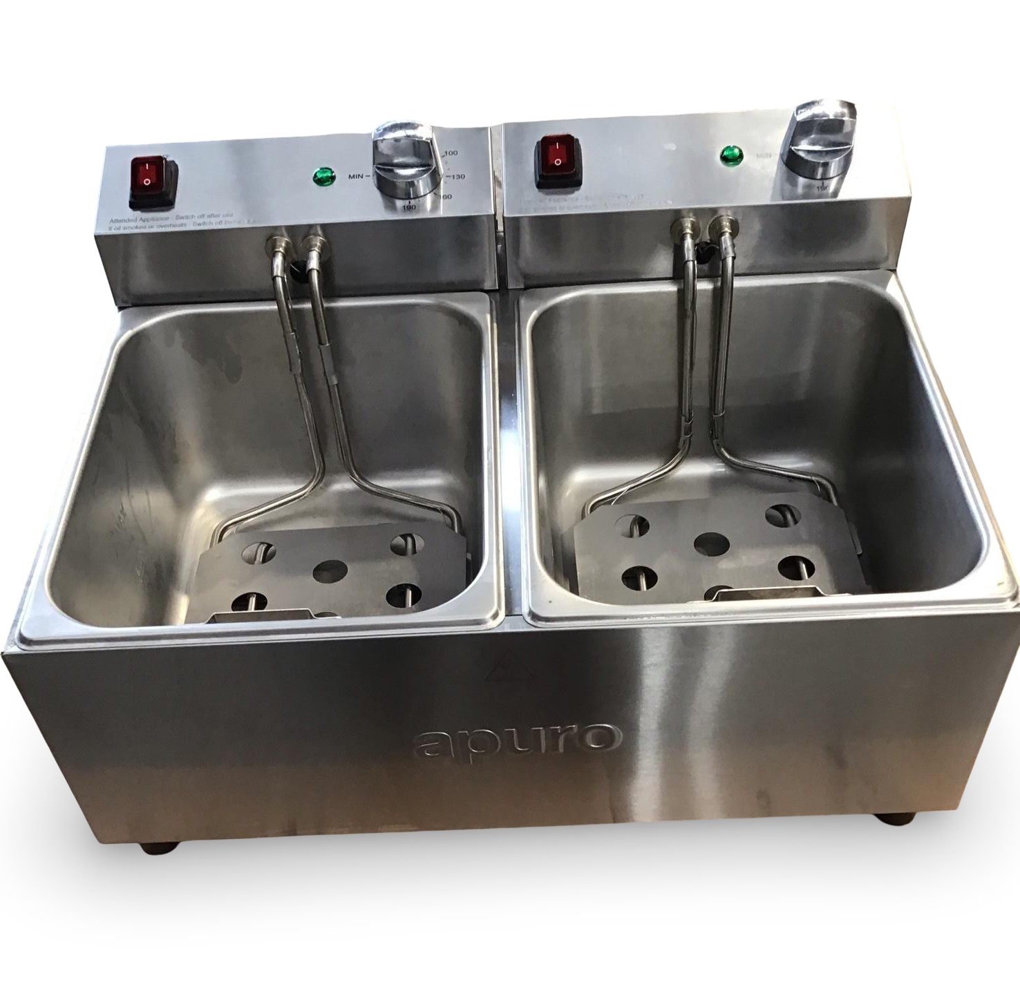 Apuro FC255-A Twin Tank Fryer - 824172