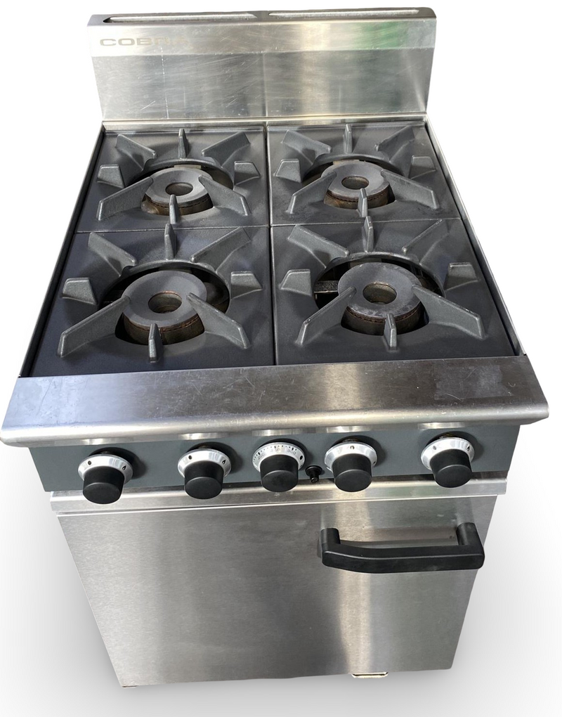 Cobra CR6D 4 Burner Gas Range Static Oven - 826857