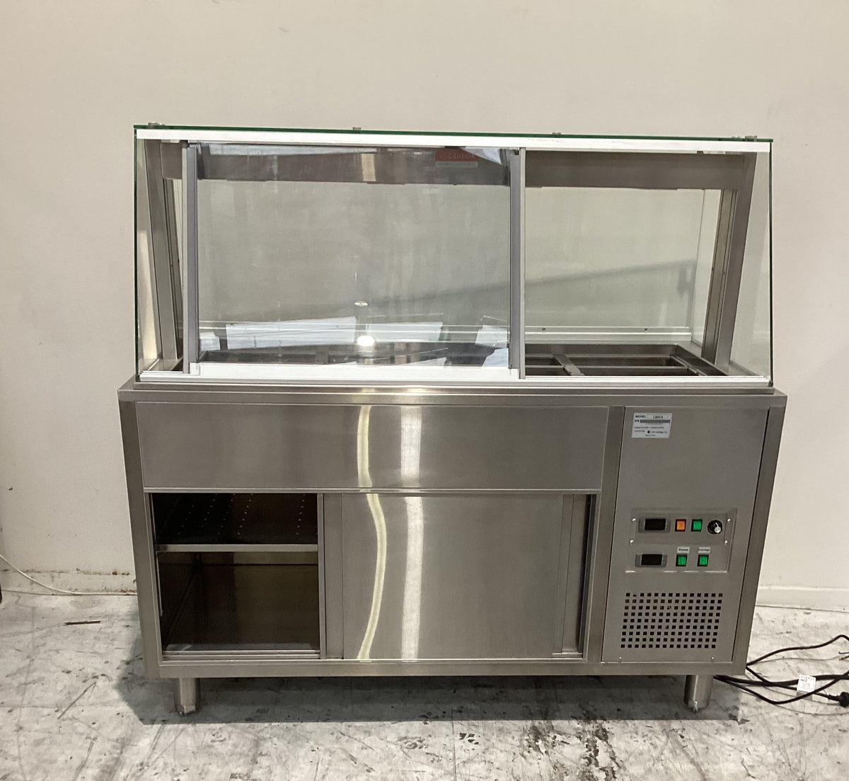 Cossiga LSBM4-FS Bain Marie with Hot Cupboard Stand - 830677