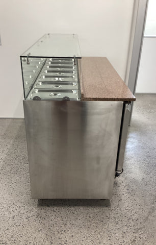 Atosa ESL3864 Pizza Table Saladette Fridge - 833060