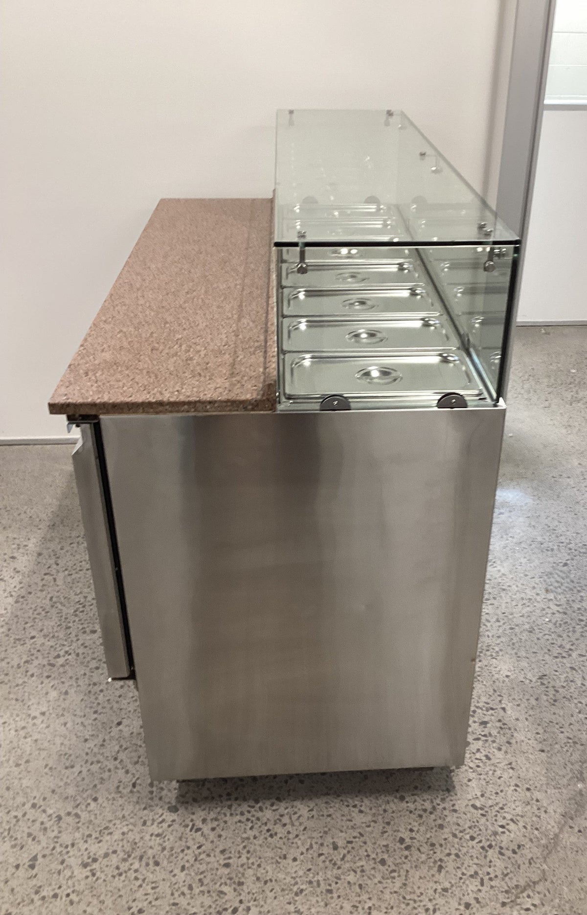 Atosa ESL3864 Pizza Table Saladette Fridge - 833060