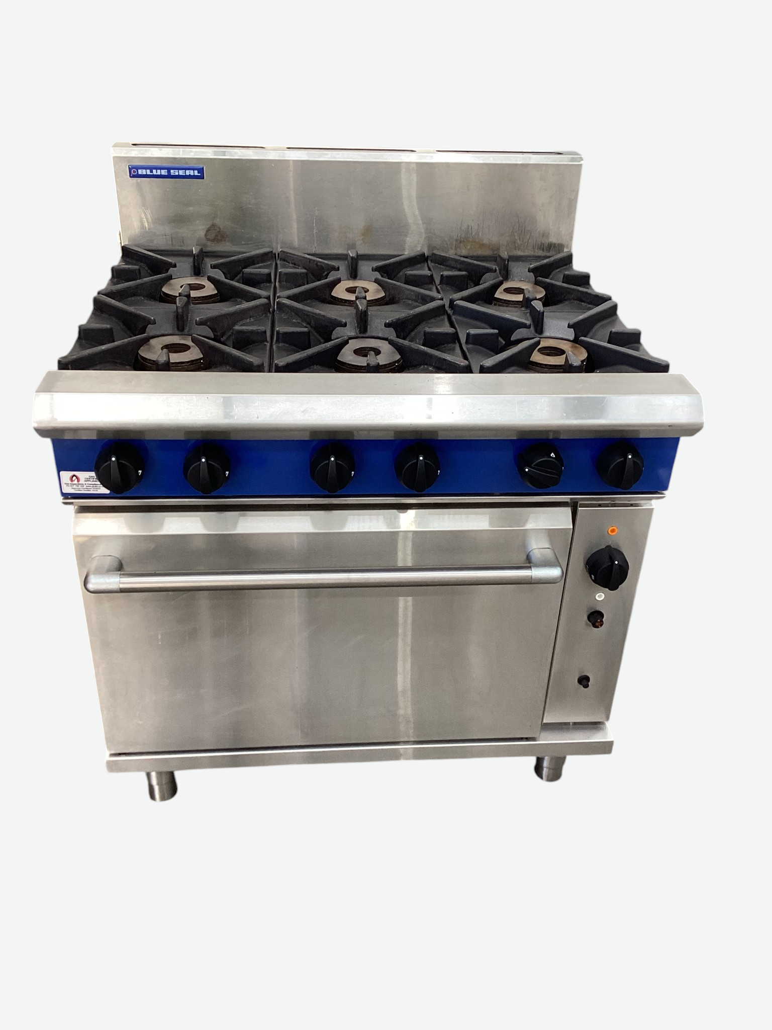 Blue Seal G56D 6-Burner Range with Gas Convection Oven - 839289