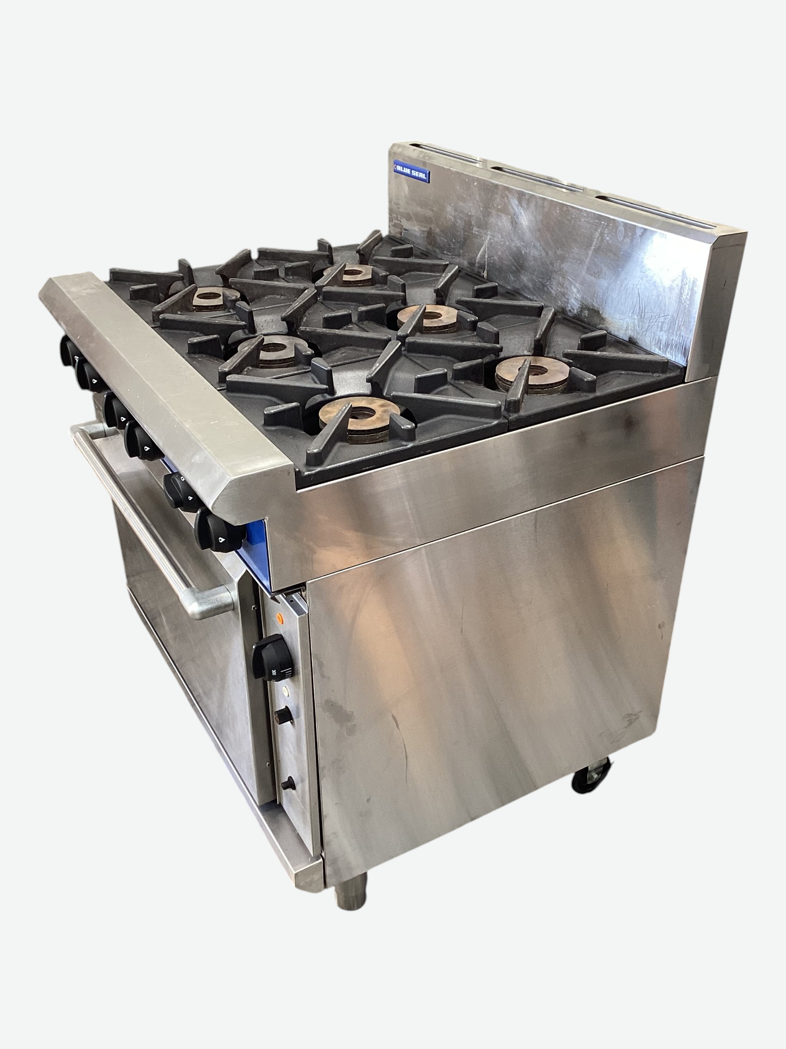 Blue Seal G56D 6-Burner Range with Gas Convection Oven - 839289