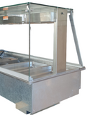 Cossiga LSBM4-FS LINEAR BAIN MARIE FULL SQUARE GLASS - 842595