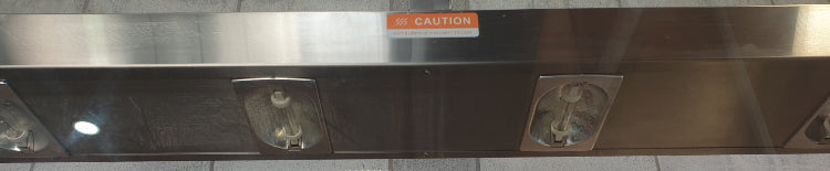 Cossiga LSBM4-FS LINEAR BAIN MARIE FULL SQUARE GLASS - 842595