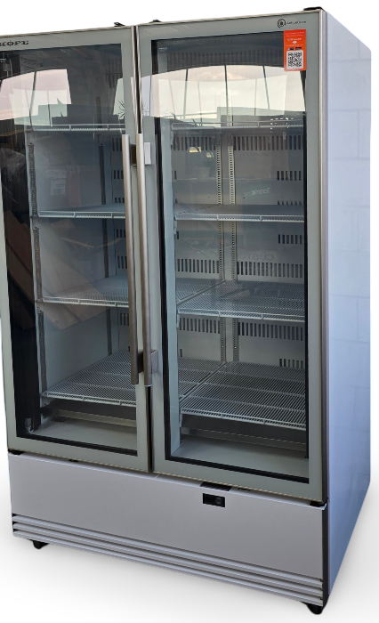 Skope BME1200N-A 2-Glass Door Upright Fridge - 844022
