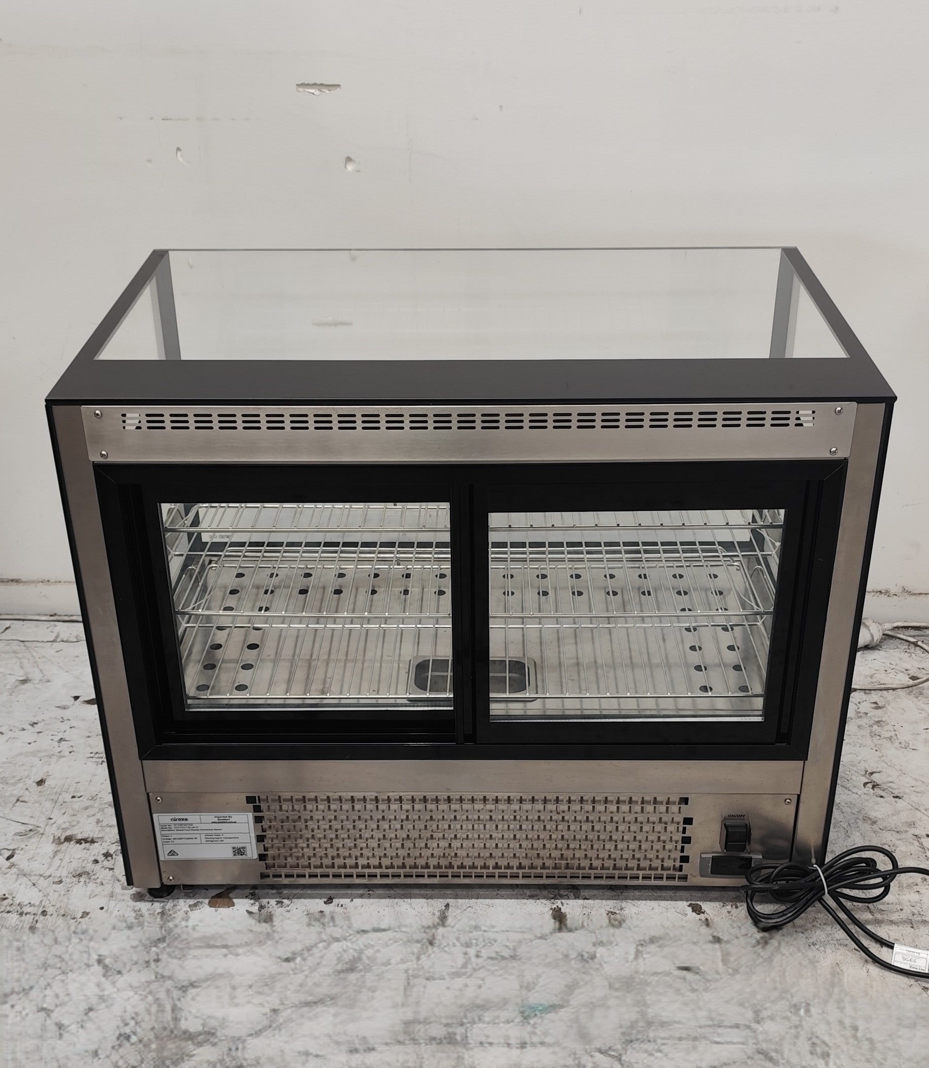 Airex AXH.FDCTSQ-09 Countertop Heated Food Display - 854281