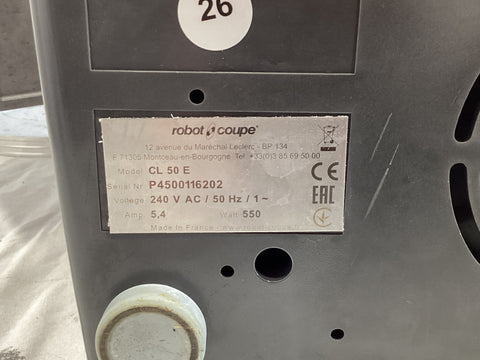 Robot Coupe CL50E Food Processor - 879565