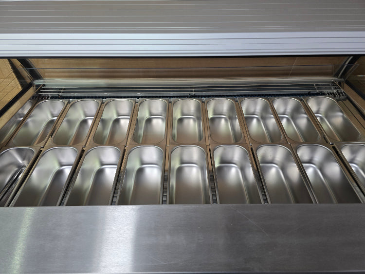 Sevel MX-18 GELATO 18 Pan Gelato Display - 882685