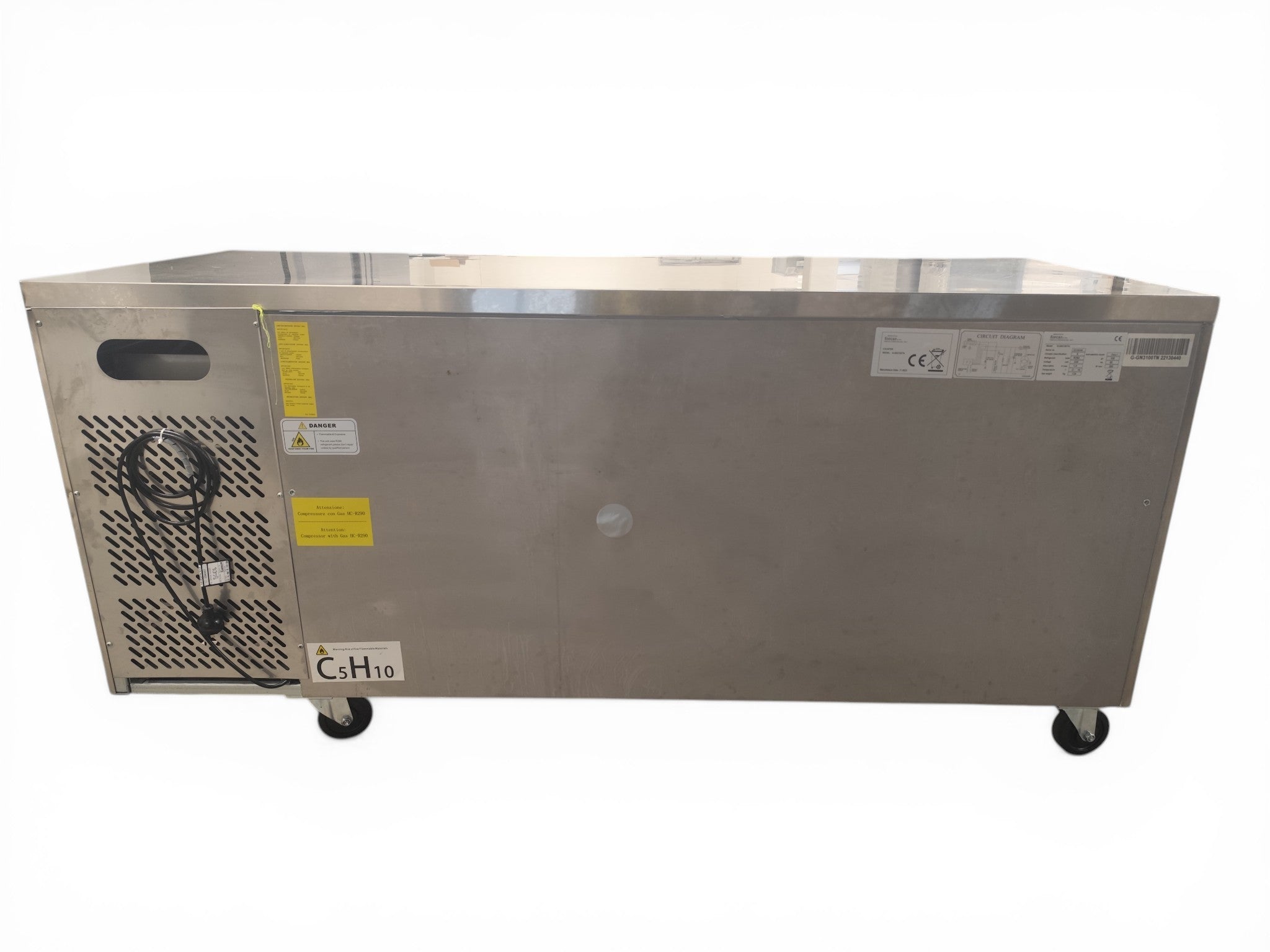 Forcar GN3100TN 3-Door Undercounter Chiller - 883998