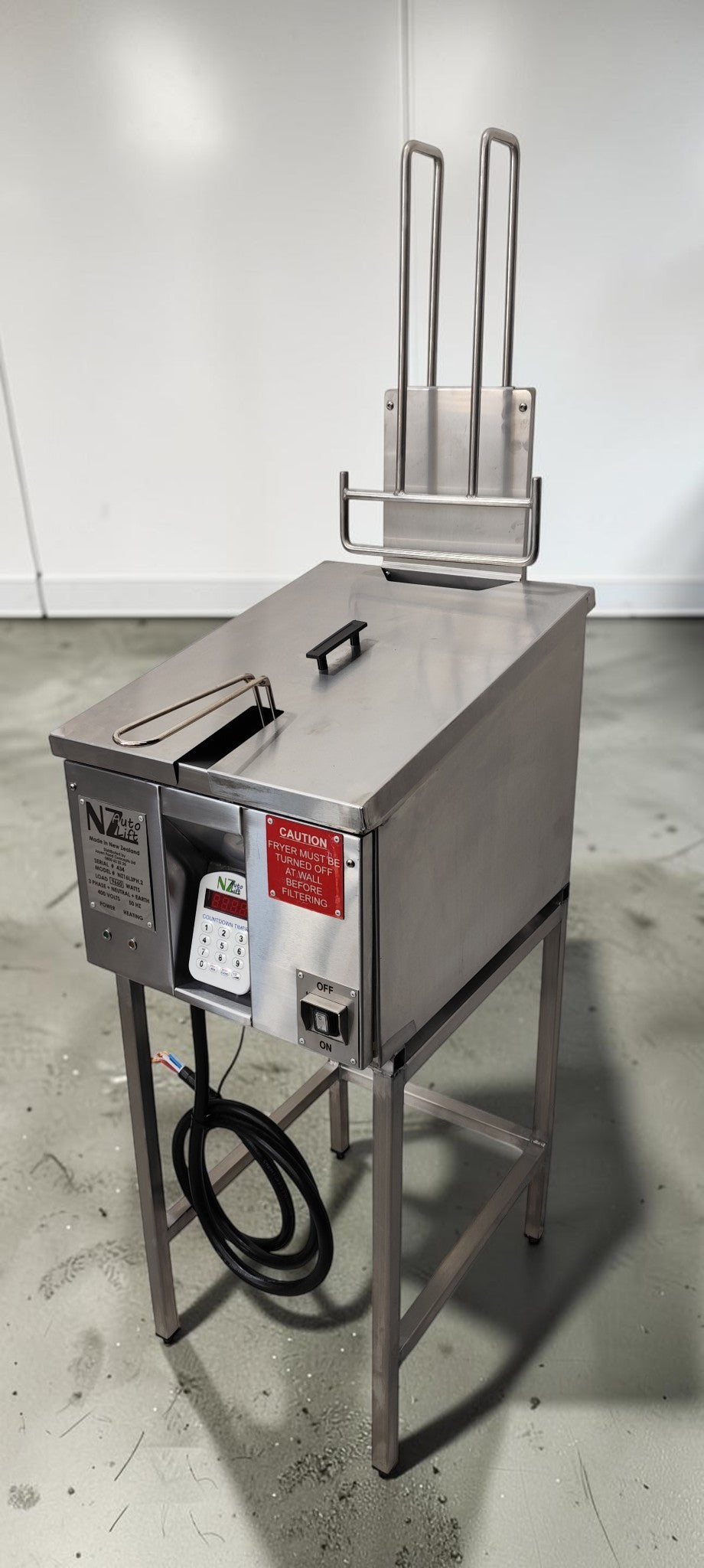 NZ Fryer NZ16L3PH.2 Electric Autolift Fryer - 895845