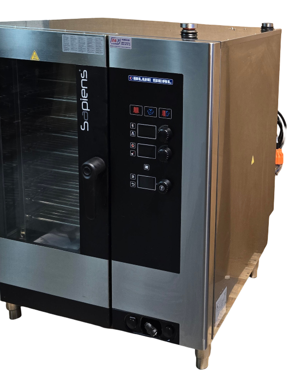 Blue Seal Sapiens E10RSDW Electric 10-Tray Combi Oven + Z24 Stacking Kit - 899629