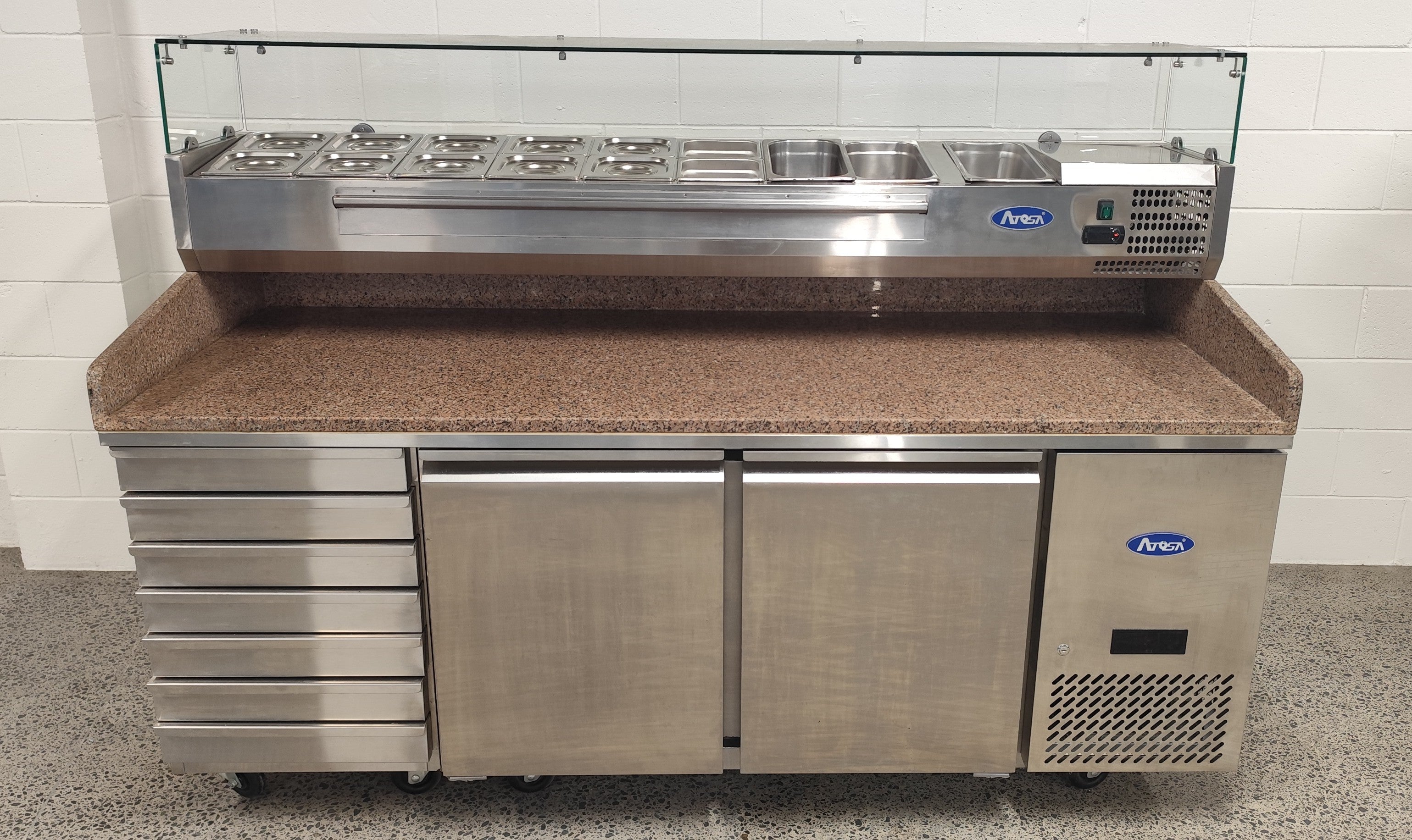 Atosa 2010mm Pizza Fridge and Sandwich Prep - 940054