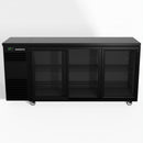 Skope BackBar 3 Glass Sliding Door Fridge