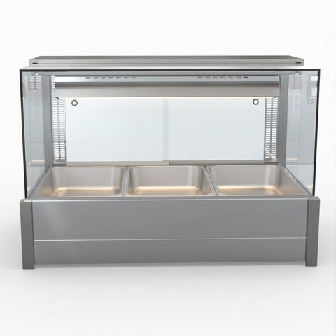Bonvue Square Countertop Wet and Dry Bain Marie BM11SC