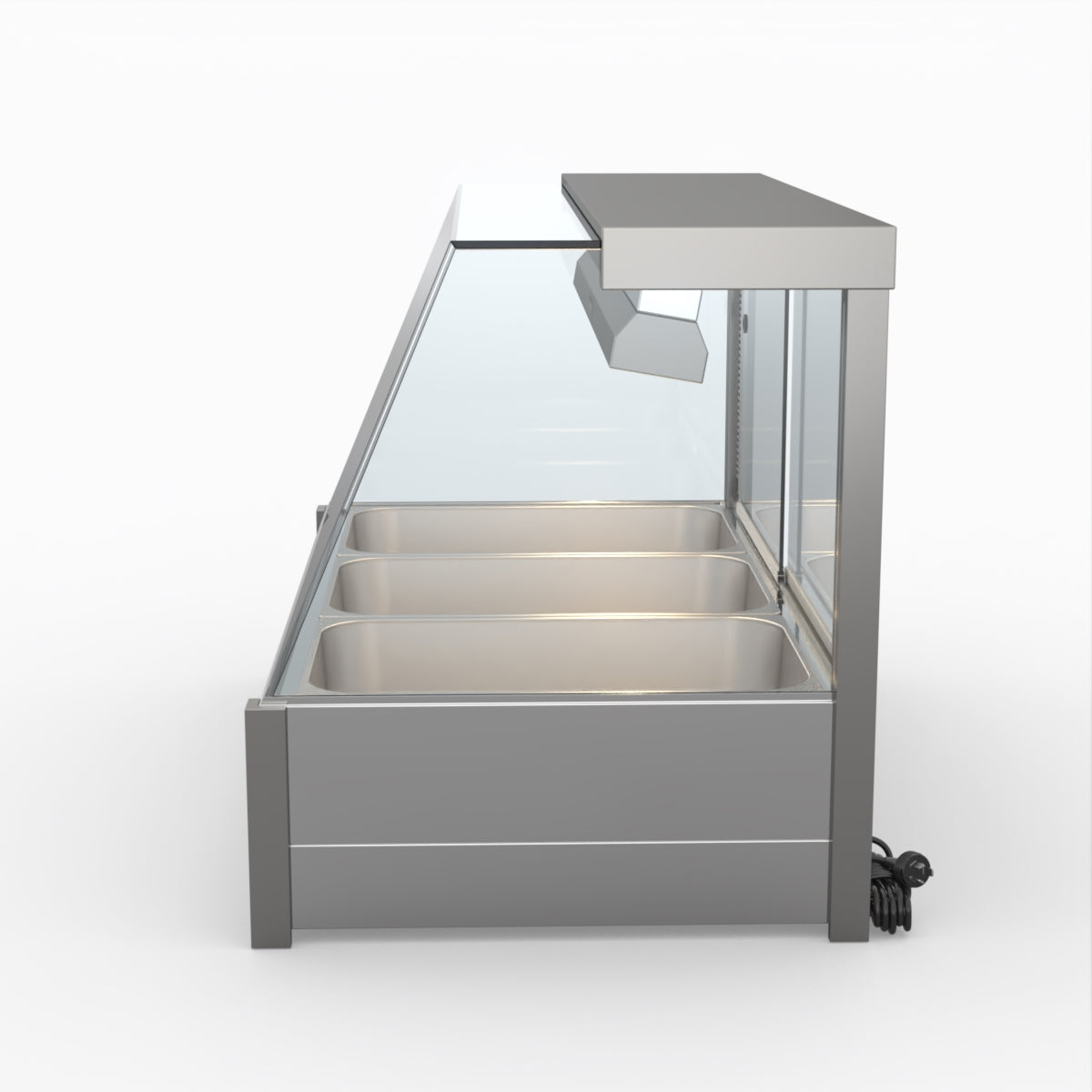 Bonvue Angled Countertop Wet and Dry Bain Marie - BM11TC