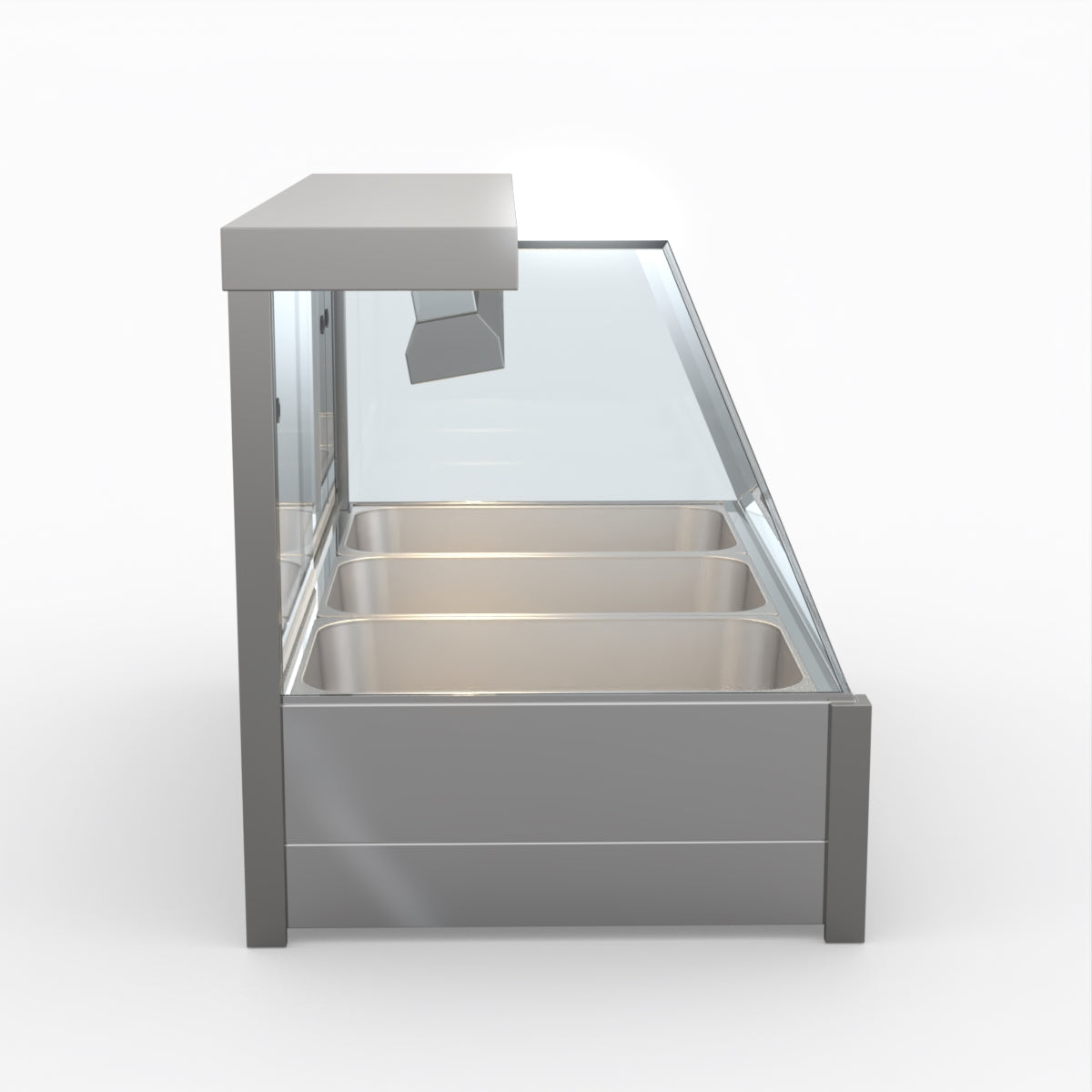 Bonvue Angled Countertop Wet and Dry Bain Marie - BM11TC