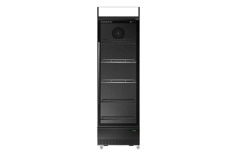Skope BME400N-AC 1 Glass Door Display or Storage Fridge, Lit Sign - BME400N-AC