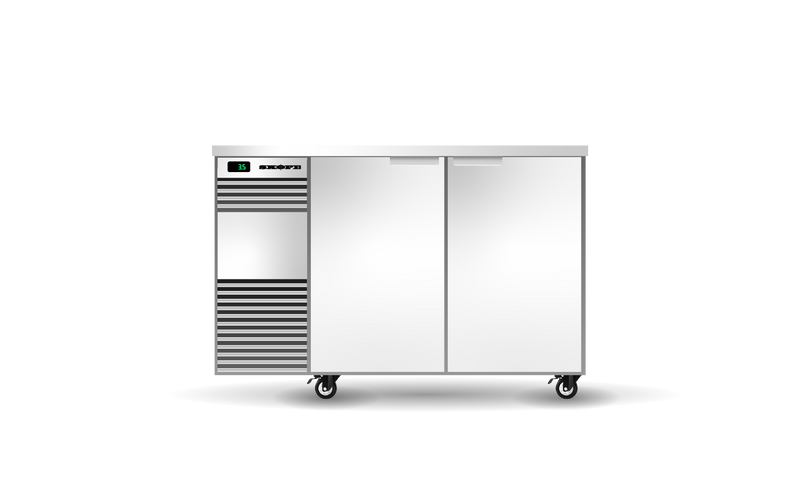 Skope BackBar 2 Solid Swing Door Fridge