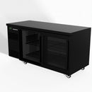 Skope BackBar 2 Glass Sliding Door CounterLine Fridge
