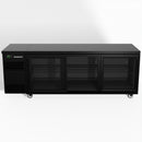 Skope BackBar 3 Glass Sliding Door CounterLine Fridge