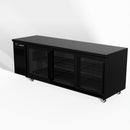 Skope BackBar 3 Glass Sliding Door CounterLine Fridge