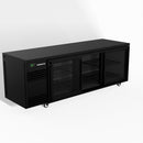 Skope BackBar 3 Glass Sliding Door CounterLine Fridge