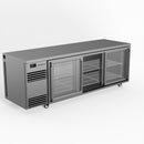 Skope BackBar 3 Glass Sliding Door CounterLine Fridge