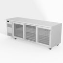 Skope BackBar 3 Glass Sliding Door CounterLine Fridge