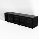 Skope BackBar 4 Glass Sliding Door CounterLine Fridge