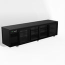 Skope BackBar 4 Glass Sliding Door CounterLine Fridge