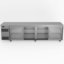 Skope BackBar 4 Glass Sliding Door CounterLine Fridge