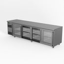 Skope BackBar 4 Glass Sliding Door CounterLine Fridge
