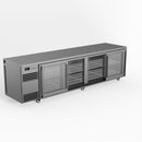 Skope BackBar 4 Glass Sliding Door CounterLine Fridge