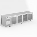 Skope BackBar 4 Glass Sliding Door CounterLine Fridge