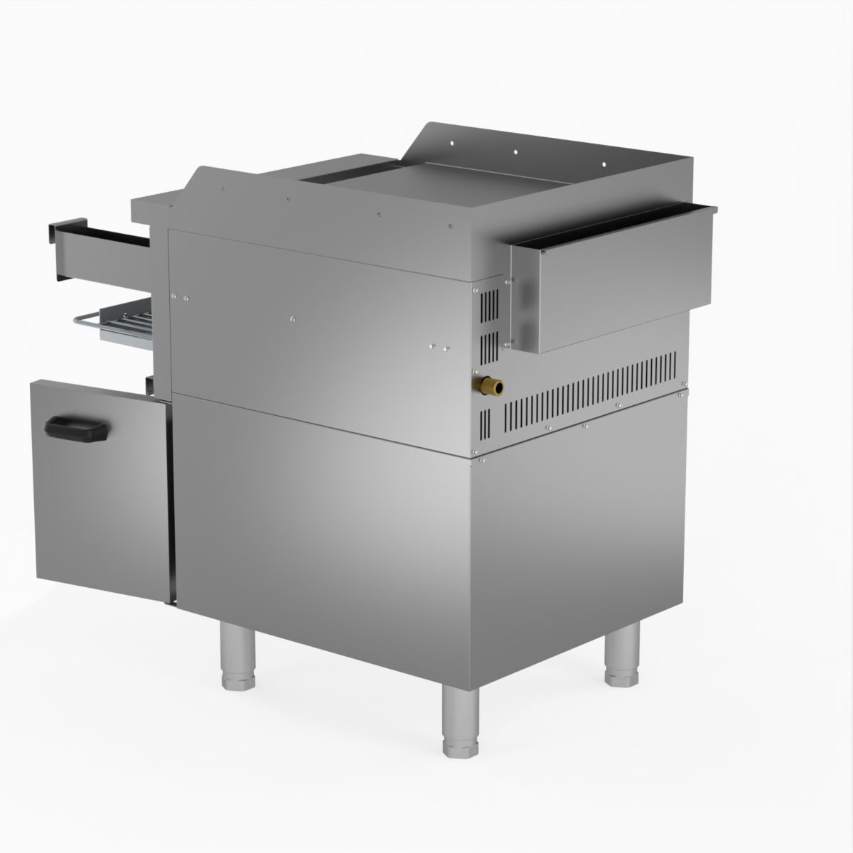 GGS-24ULPG Gas Griddle and Toaster with Cabinet