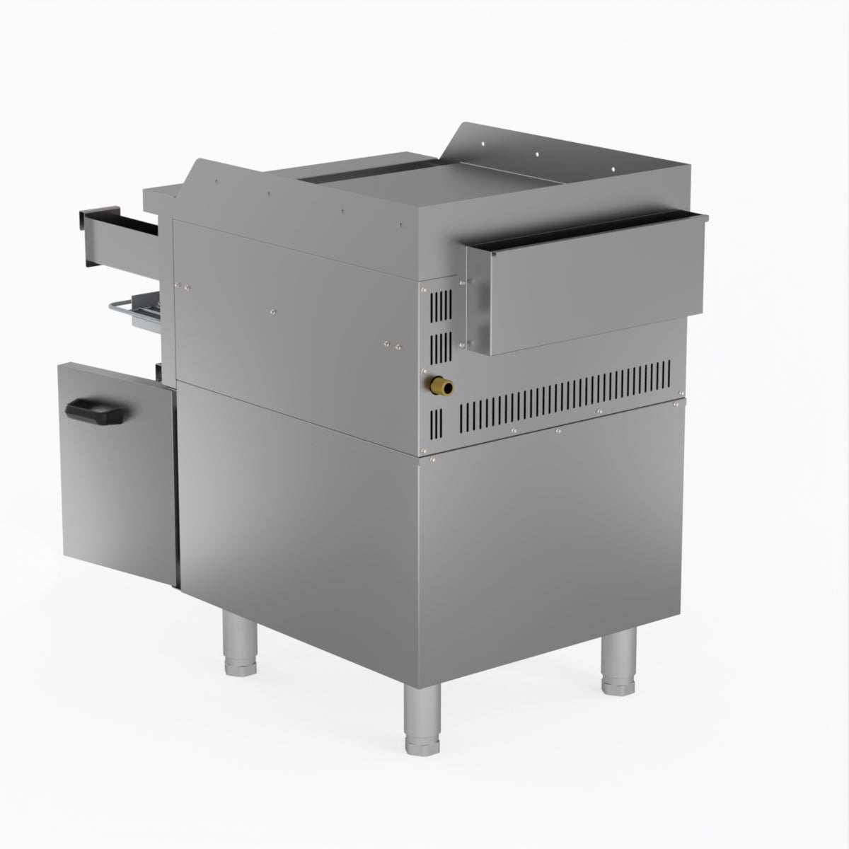 GGS-24ULPG Gas Griddle and Toaster with Cabinet