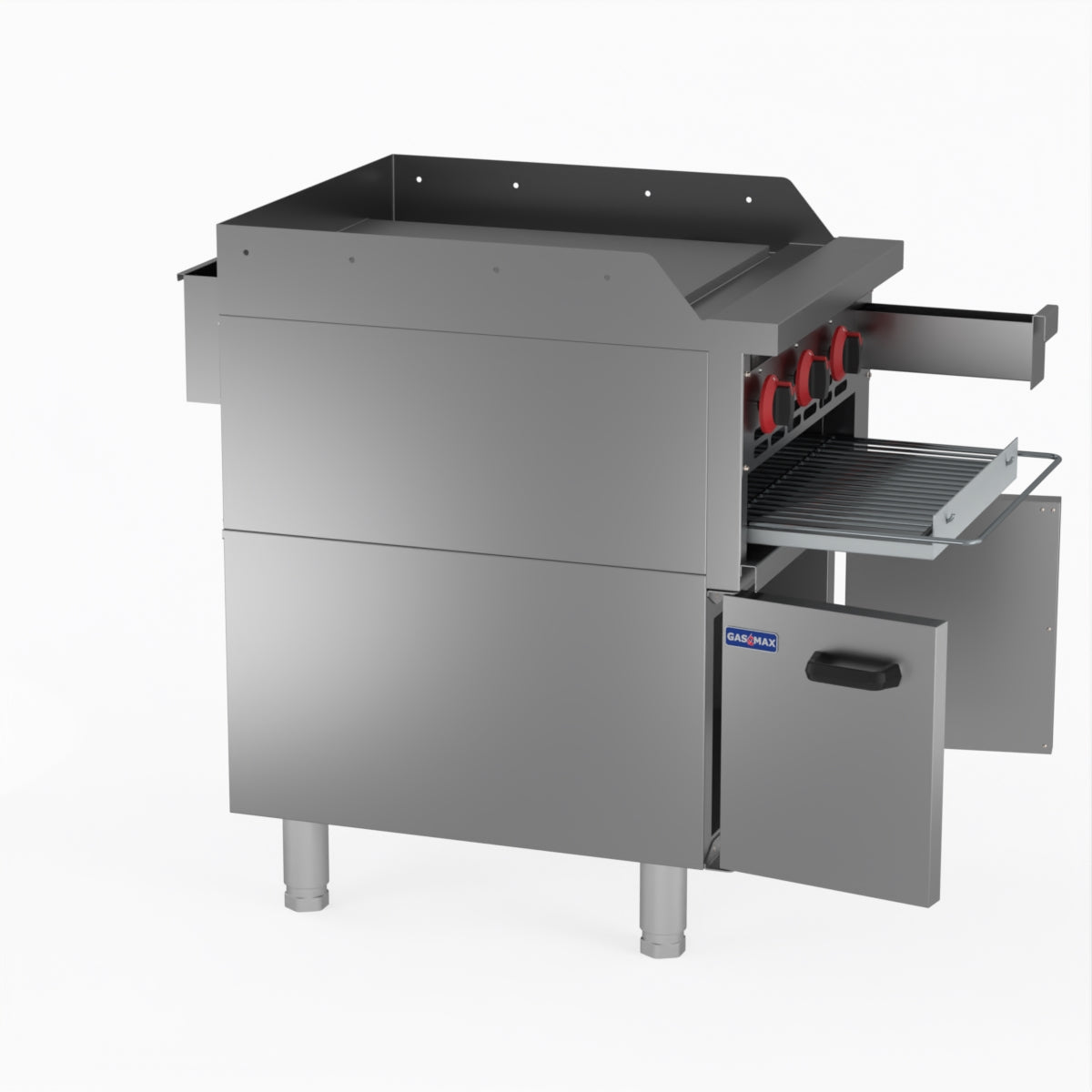 GGS-24ULPG Gas Griddle and Toaster with Cabinet