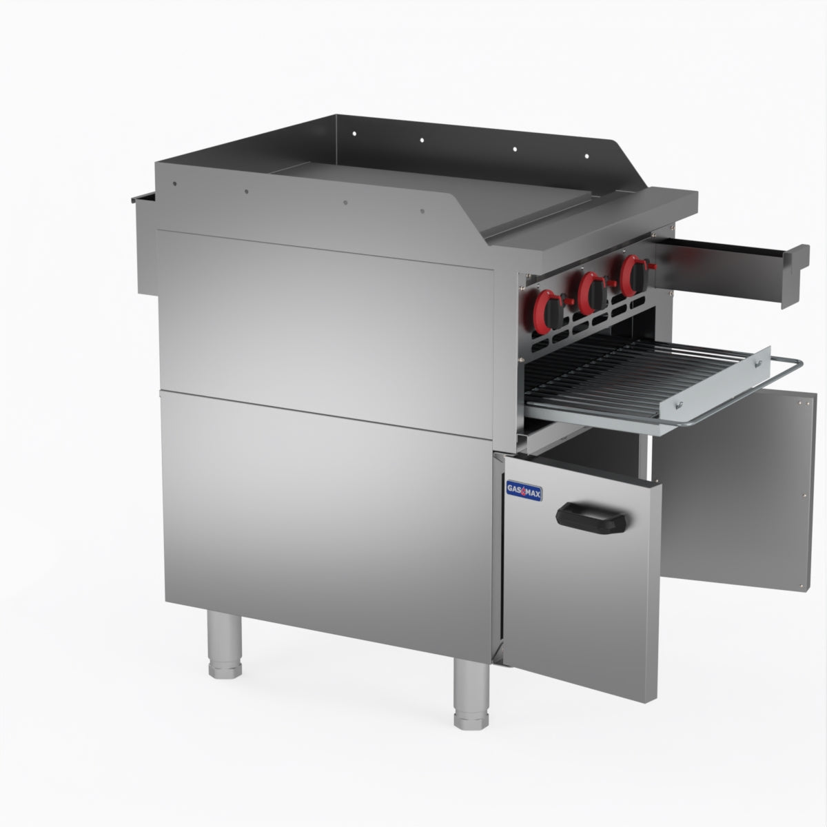 GGS-24ULPG Gas Griddle and Toaster with Cabinet