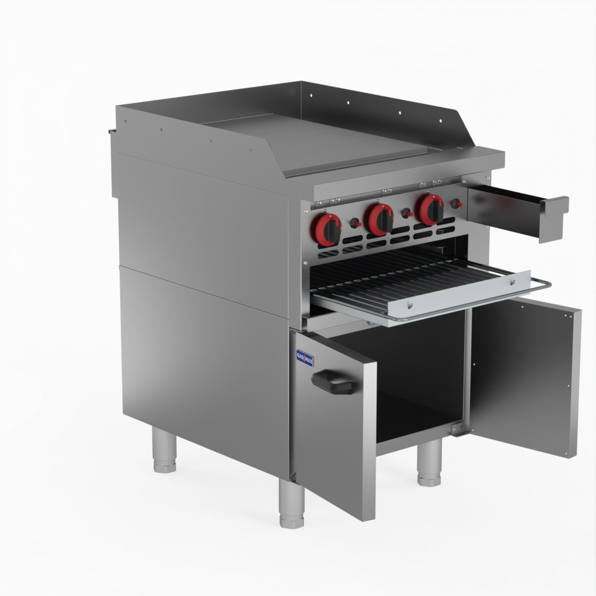 GGS-24ULPG Gas Griddle and Toaster with Cabinet