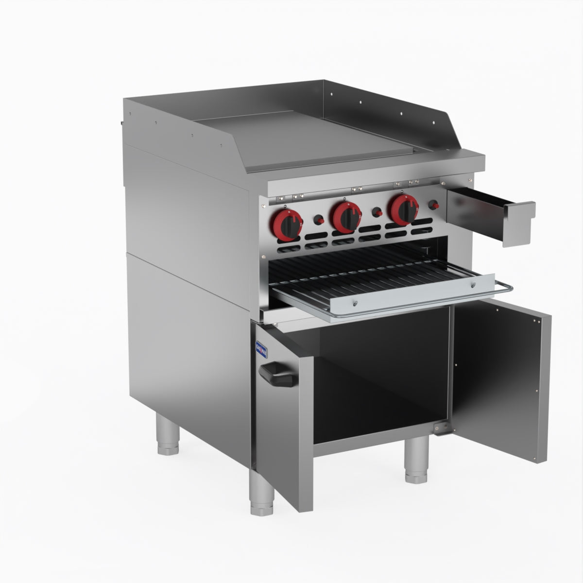 GGS-24ULPG Gas Griddle and Toaster with Cabinet
